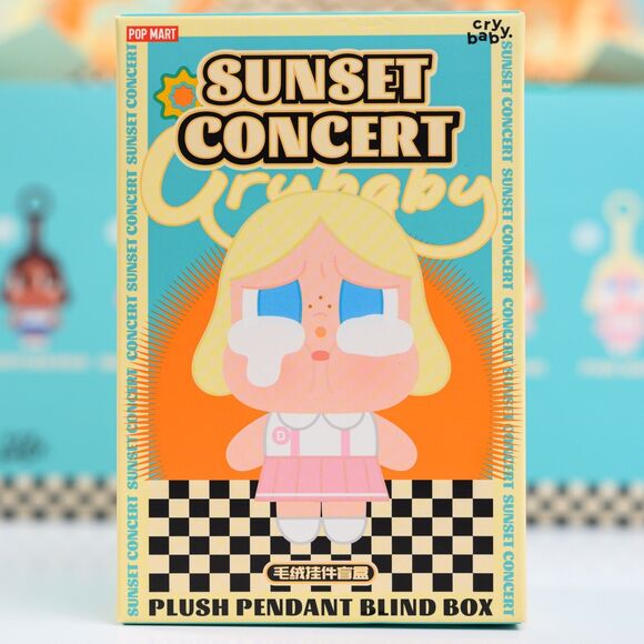 Pop Mart CRYBABY Sunset Concert Series - Plush Pendant Blind Box - US Shipping - Picture 1 of 16